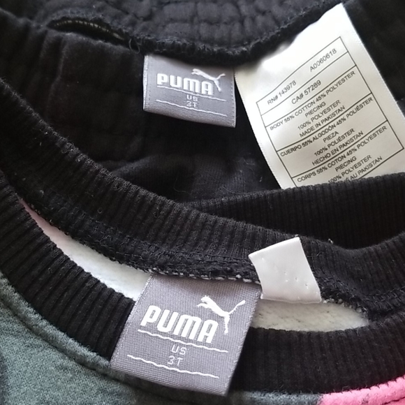 Girls Puma pants and sweatshirt set 3T - Picture 5 of 5